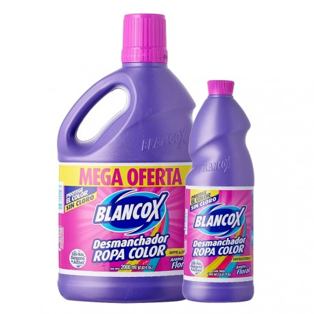 Desmanchador Blancox Ropa Color Floral 2L + 1L