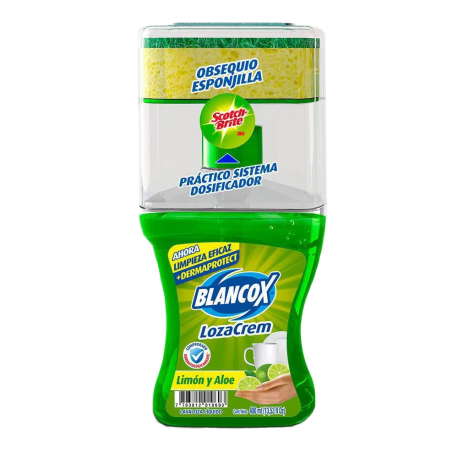 Lavaloza Líquido Loza Crem Limón X 400ml + Esponja Gratis