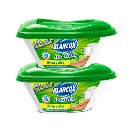 Jabón de loza cream Blancox Duo Limón x 450g PE
