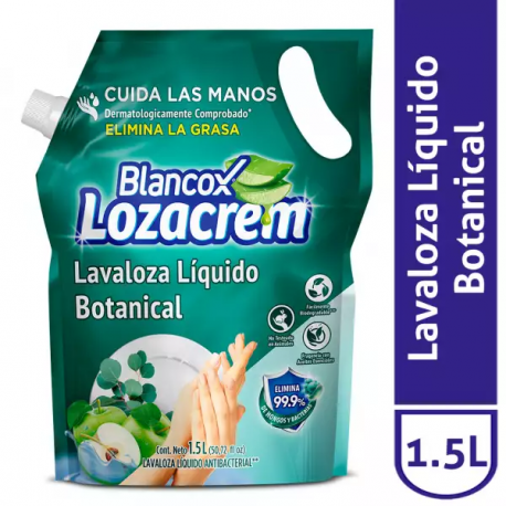 Lavaloza Líquido Lozacrem Blancox Botanical X 1.5 Litros