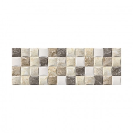 Base Corona decorada Chipre taupé cara única 20x60