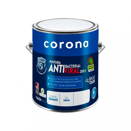 Pintura Antibacterial Blanco 1Gl Corona