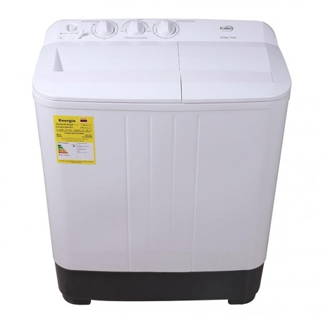 Lavadora Blanca Semiautomática Kalley -LAVSA5B