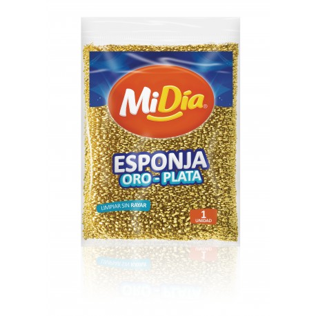 Esponja Oro/Plata MiDía x 1 ud