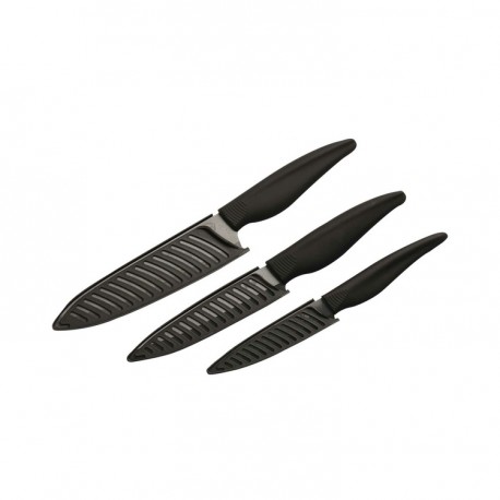 Set x 3 Cuchillos Kalley Negros K-HCC3N