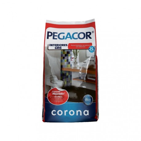PEGACOR® Corona Interiores Gris 25 kg