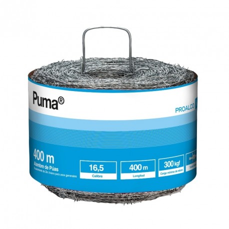 Alambre De Púas Proalco Puma Calibre 165x500 Metros 