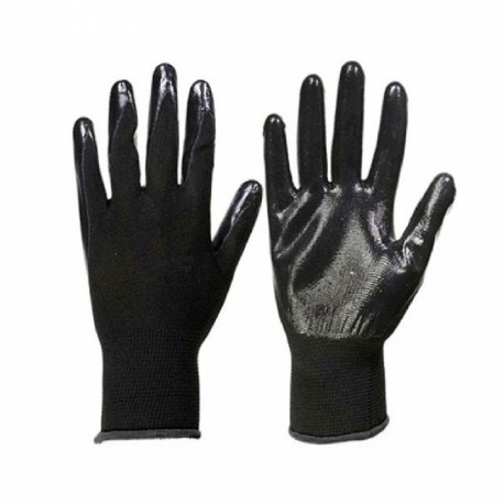 Guante Mercury De Nitrilo Económico Talla XL  / Talla 10 Negro