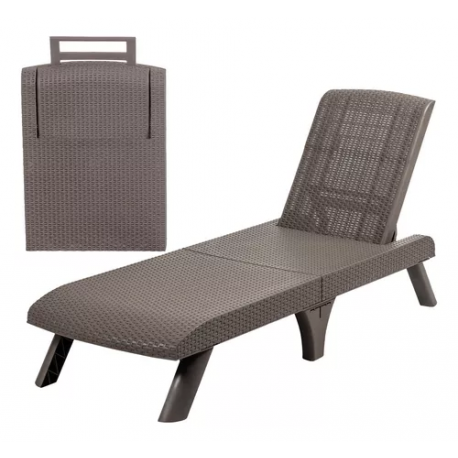Cama Asoleadora MQ Plegable Capri Moca