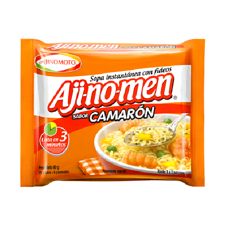 Sopa Ajinomen Instantánea Camarón X 80gr