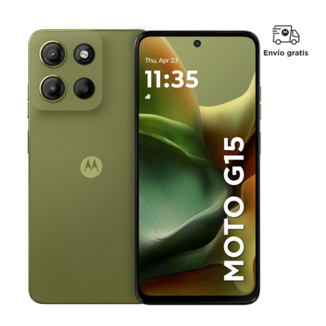 Celular 4G Motorola G15 256GB Verde