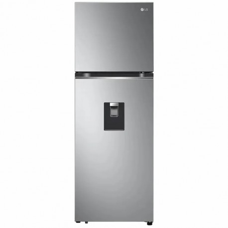 Nevera Gris LG No Frost congelador superior 334 litros VT34WGPX