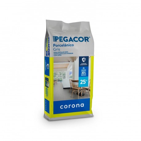 Pegacor Porcelanico Gris 25kgs