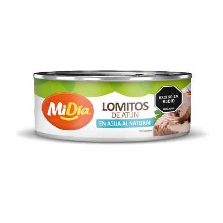 Atun lomitos agua MiDia 140Gr