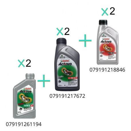 Combo 2 Castrol Motos MCO Actevo + Scooter