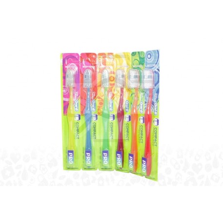 Cepillo Dental Pro Delux 3 pack x 6 Oral-b