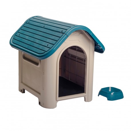 Casa mascota 66x60x74.5 cm turquesa Plasticos MQ