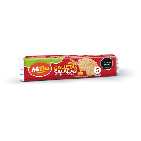 Galleta Salada MiDía 5 Tacos 460g