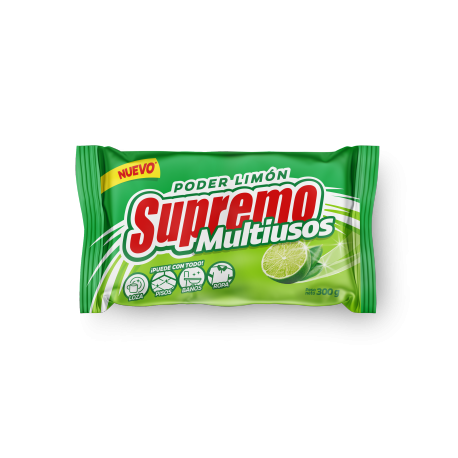 Supremo Multiusos Poder Limón 300Gr x 48It