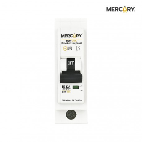 Breaker L7 1P Mercury 40A Enchufable