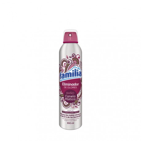 Eliminador Olor Familia Baño Canela 300ml