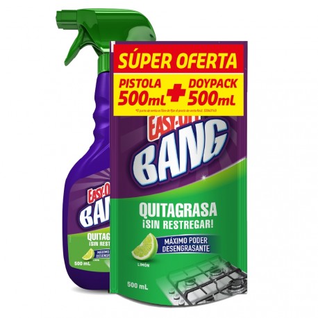 Desengrasante Easy Off Bang 500ml+DP 500ml