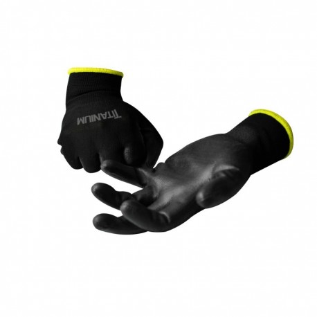 Guante Nitrilo Mercury Economico Alta Calidad Negro Talla 8