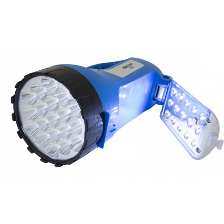 LINTERNA RECARGABLE MERCURY 19LED 2820 1600MA RECARGA CON CABLE