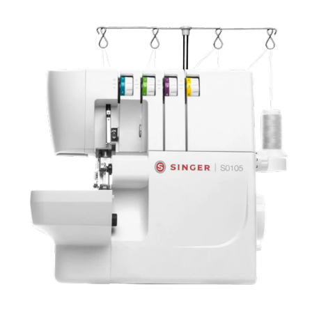 Fileteadora Singer Doméstica Sobrehilado S0105 Blanca