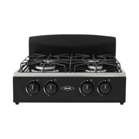 Estufa De Mesa Avellana Haceb Gas Natural Negra