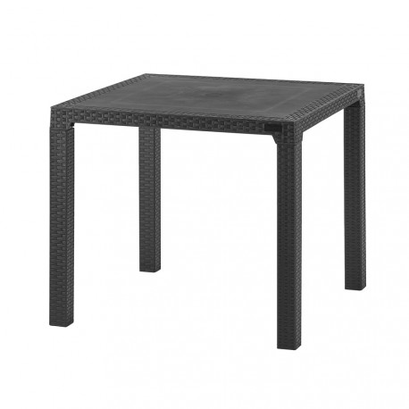 Mesa Cuadrada Aura  Vanyplas Negra