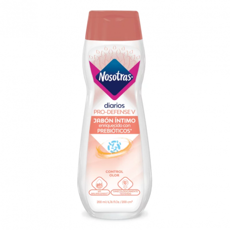 JABÓN INTIMO NOSOTRAS CON PREBIÓTICOS X 200ML PRESENTACIÓN