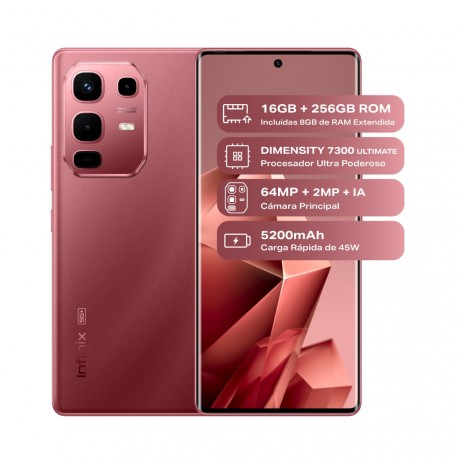 Celular 5G Infinix Note 50s Rojo
