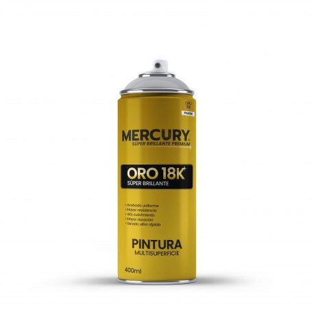 Aerosol Mercury 400Ml Oro 18K
