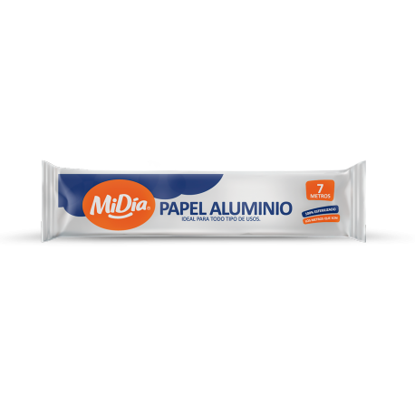 Papel Aluminio MiDía x 7m    