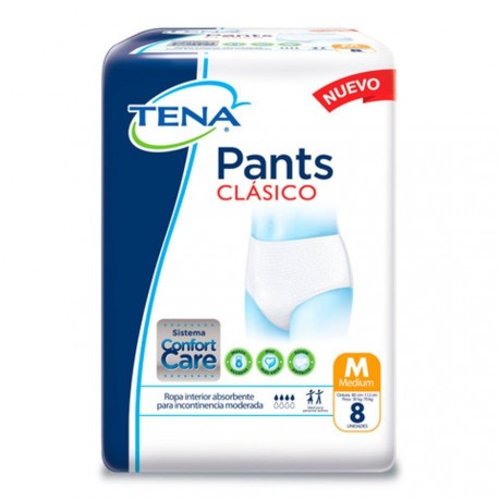 Tena Pants Clasico Medium X8