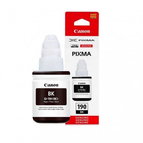 Botella Tinta Canon Gi-190Bk