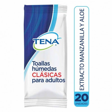 Toallas Húmedas Tena Clásica x20