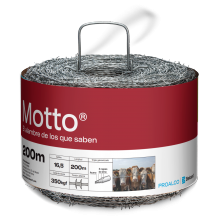 Alambre de Puas Proalco Motto 16.5x200m x 8Kg