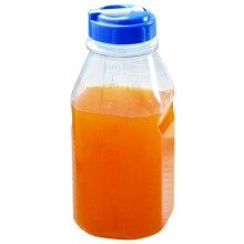 Botellito 1 Lt Pvc Transp Azul