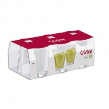 Vasos Caribe Cristar 0683CL6