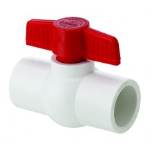 Grival Válvula Bola Mariposa PVC Para Soldar 1"