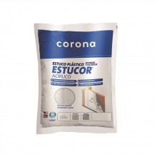 Estuco Corona Plástico Acrílico Estucor X 1Kg